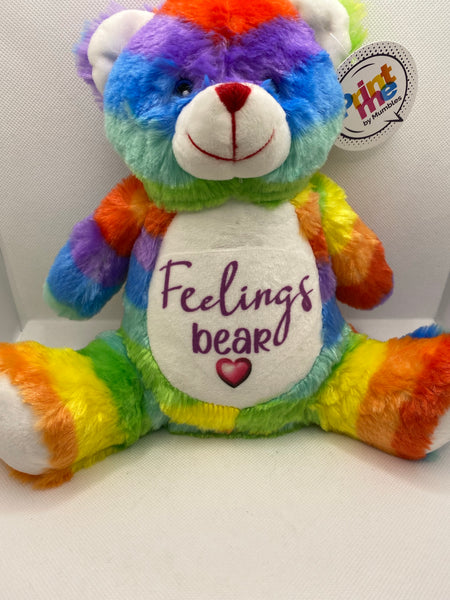 Rainbow feelings bear